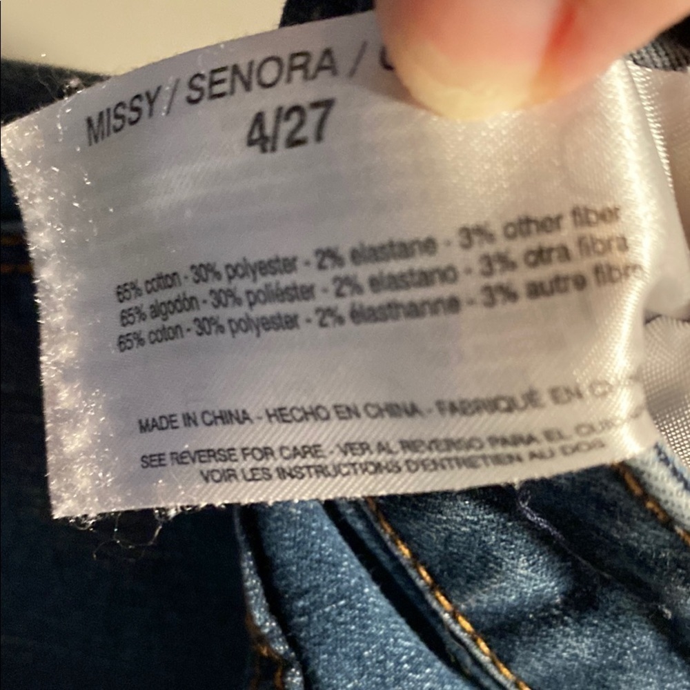 Sanctuary Skinny Jeans 4 High Rise Raw Hem - Picture 5 of 6